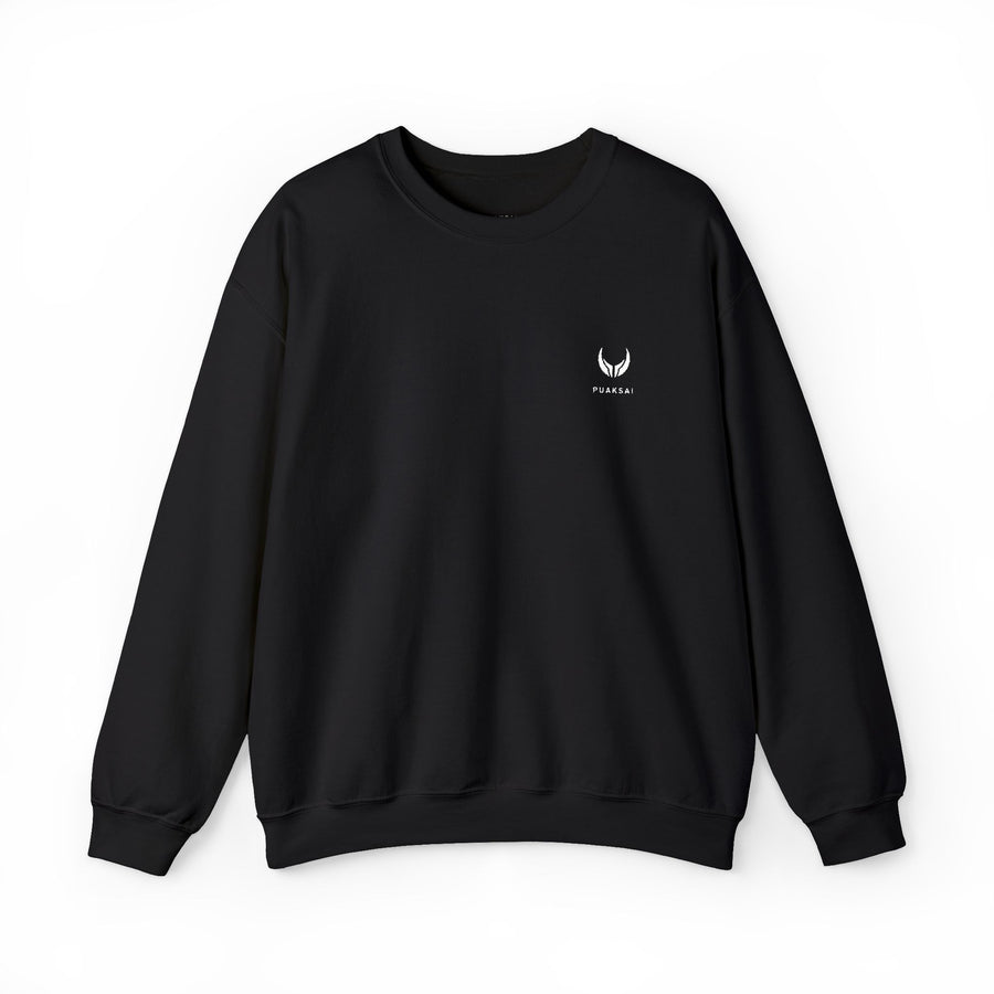 PUAKSAI Core Crewneck — Black
