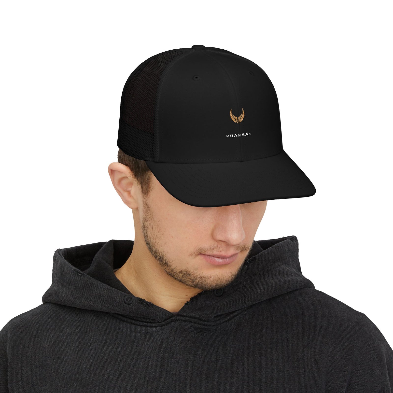 PUAKSAI Laurel Snapback Trucker Cap