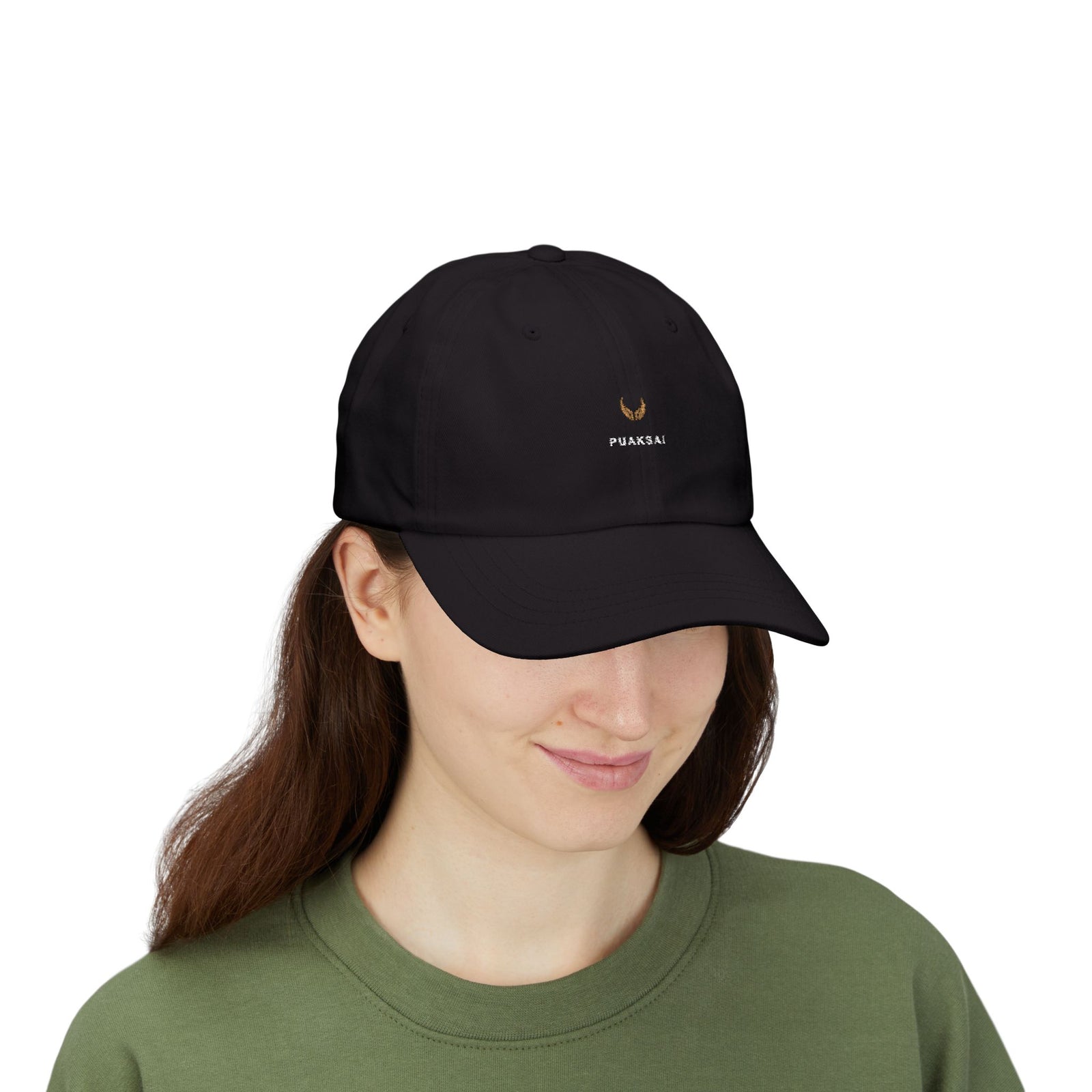 PUAKSAI Laurel Dad Cap — Gold